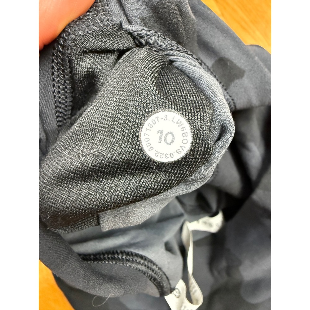 Lululemon Align High-Rise Crop 21" Heritage 365 Camo Deep Coal Sz 10 LW6BOVS - Picture 6 of 7